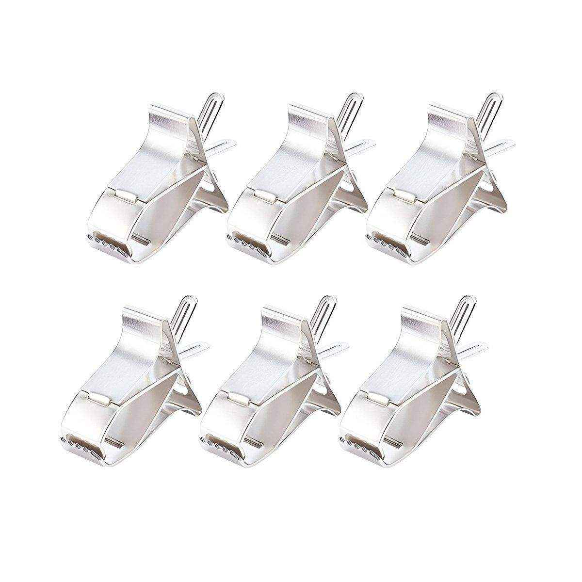 6X Fruit Pet Cage Accessories Bird Food Holders Clip Parrot Feeder Feeding Clamp - Image 3