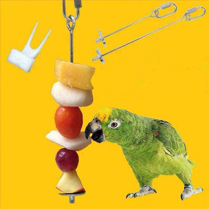 Durable Stainless Steel Bird Skewer For Cage Feeding - Image 5