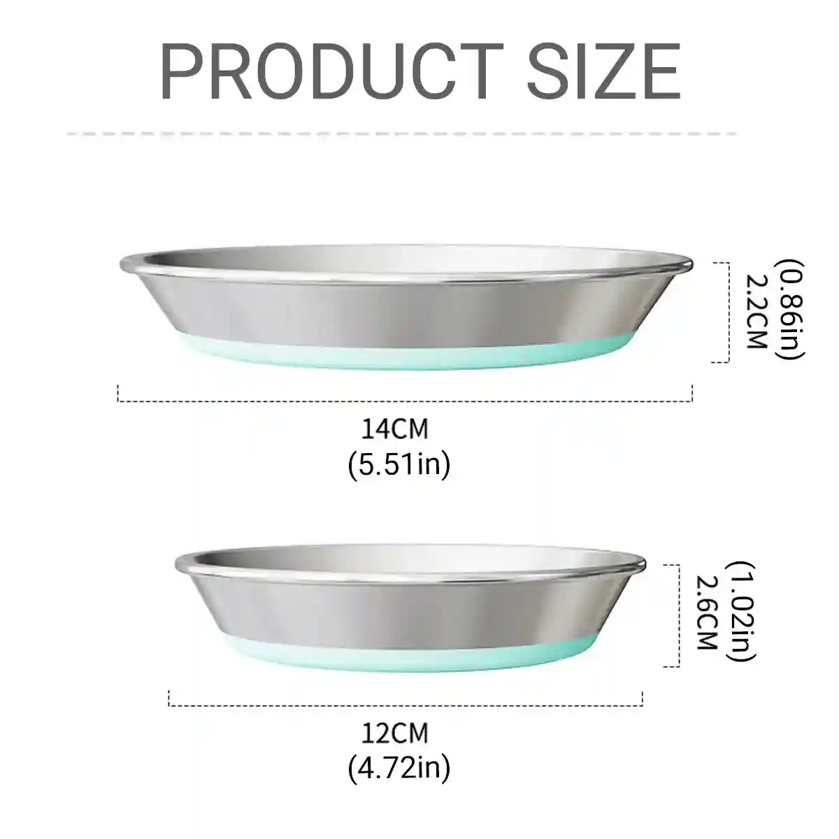 Anti-Slip Pet Dish with Stainless Steel Cat Bowl Design for Clean Feeding - Image 7