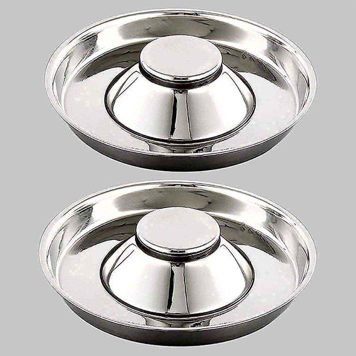 Stainless Steel Slow Feeder Dog Bowl Pet Food Basin Anti-choking Pet Bowl - Image 11