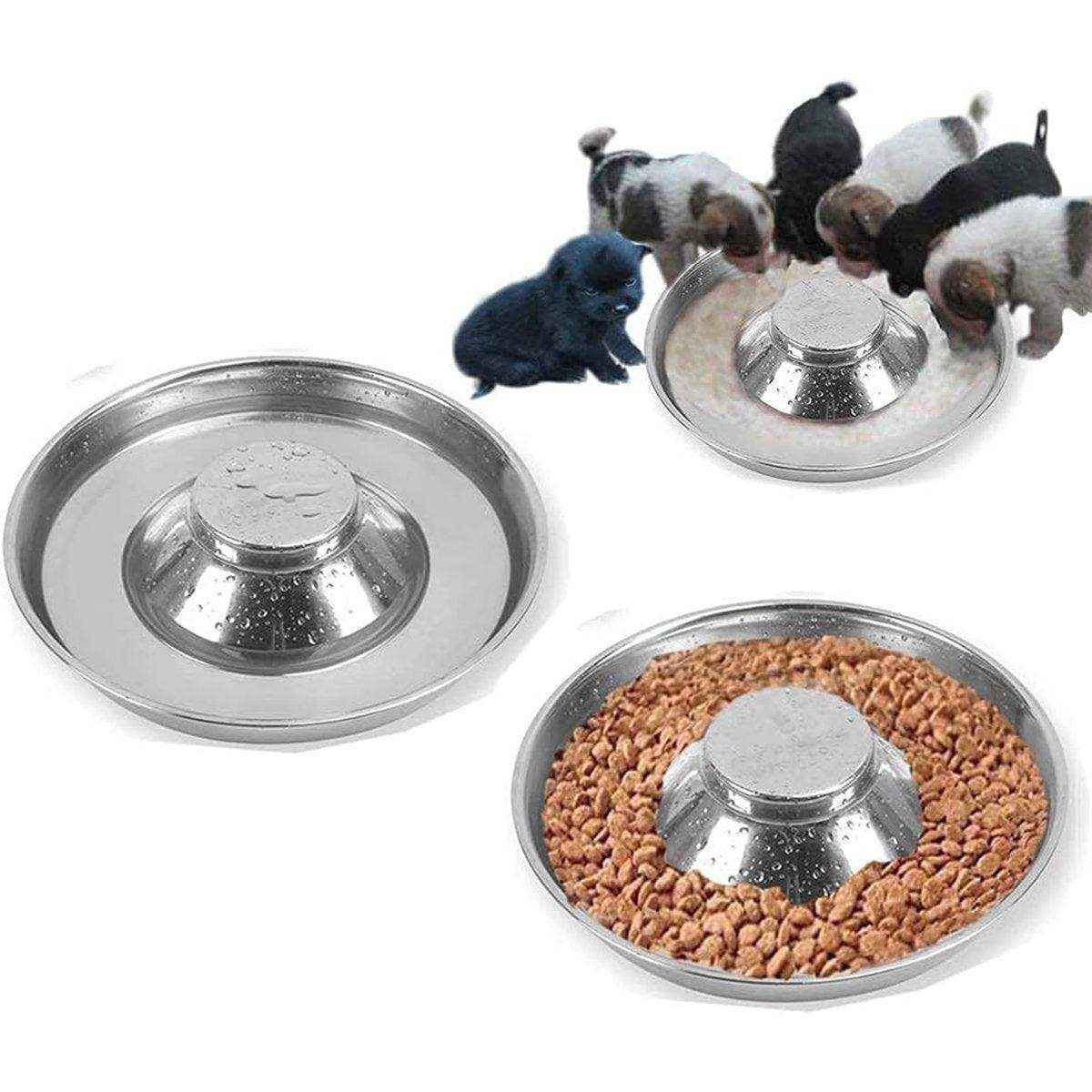 Stainless Steel Slow Feeder Dog Bowl Pet Food Basin Anti-choking Pet Bowl - Image 12