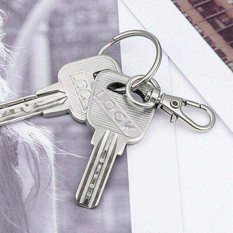Stainless Steel Keychain Rings Durable DIY Clasps (102PCS Set) - Image 11