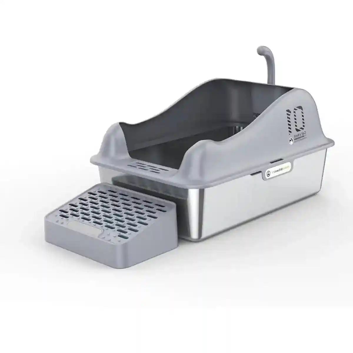 Stainless Steel Large Cat Litter Box Durable & Easy to Clean Design - Image 3