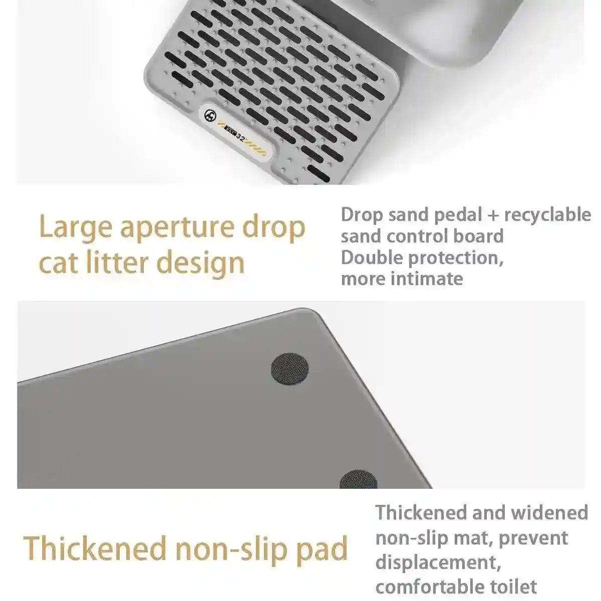 Stainless Steel Large Cat Litter Box Durable & Easy to Clean Design - Image 8