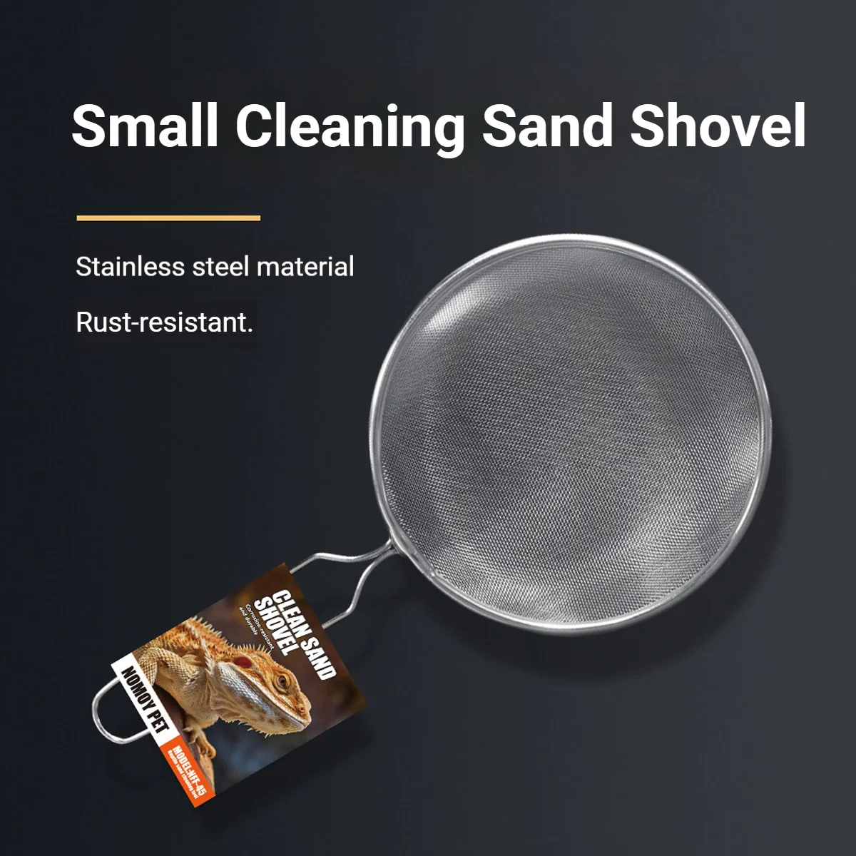 Stainless Steel Reptile Sand Shovel For Terrarium Cleaning - Image 8