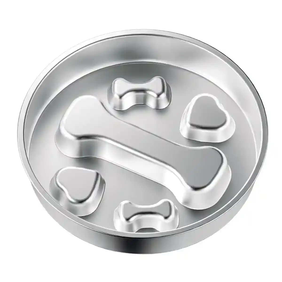 Stainless Steel Dog Slow Feeder Anti-Choke Pet Feeding Dish - Image 2