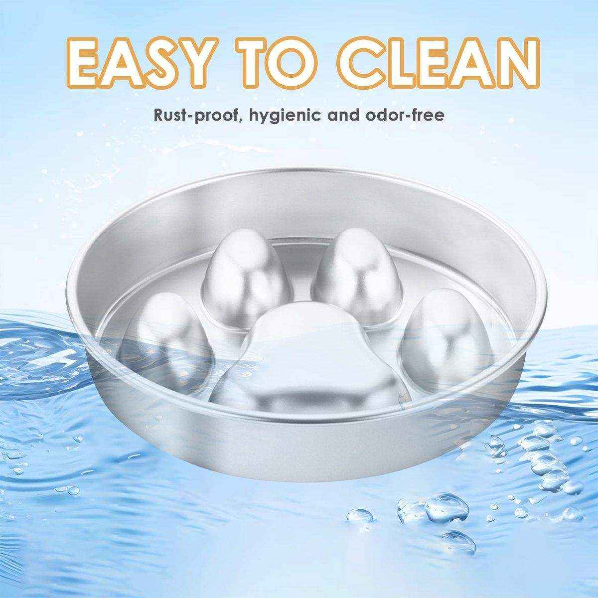 Durable Stainless Steel Slow Feeder Dog Bowl Anti-Bloat & Healthy Eating - Image 12