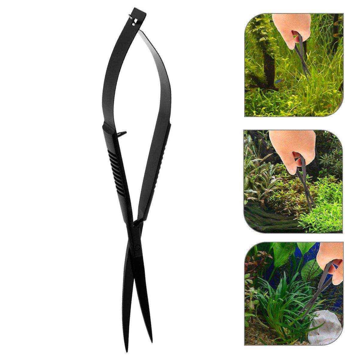 Aqua Plants Fish Tank Landscape Tools Aquarium Grass Tank Trimming Supplies Aqua Shears - Image 12