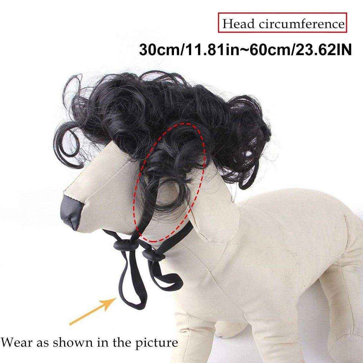 Stylish  Funny Pet Wig With Bangs Fun and Comfortable - Image 9
