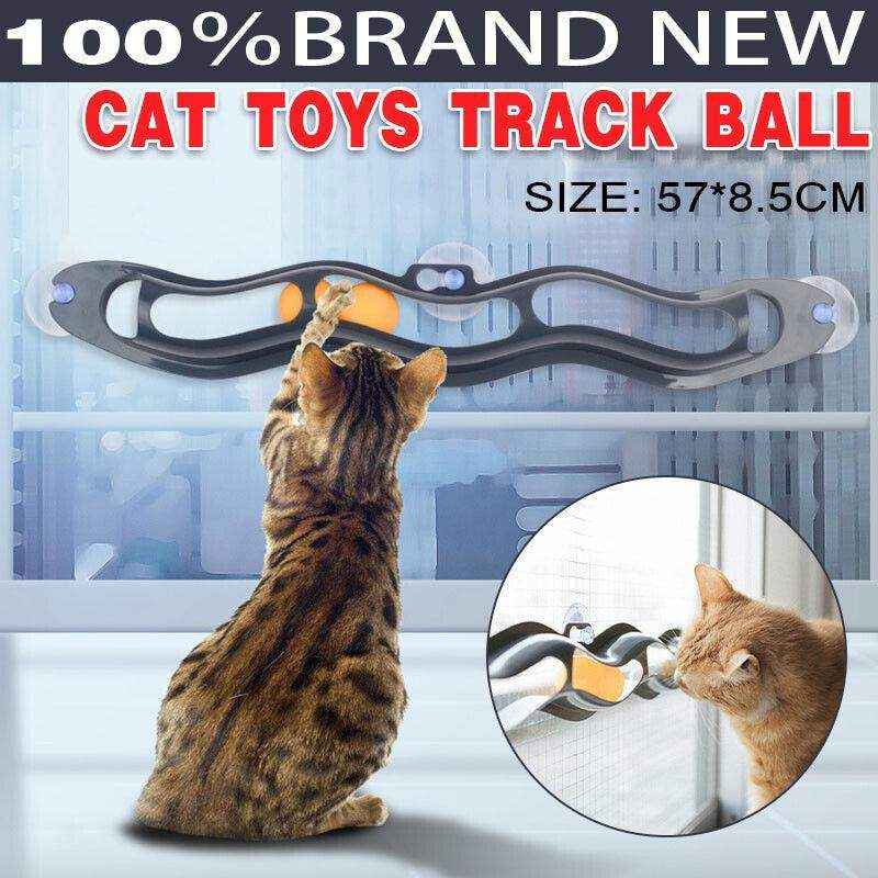 Interactive Window Suction Cup Cat Toy - Image 3