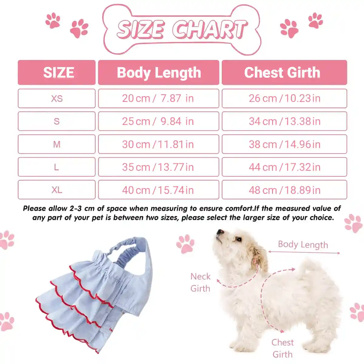 Summer Pet Princess Skirt Cat Dog Dress - Image 6