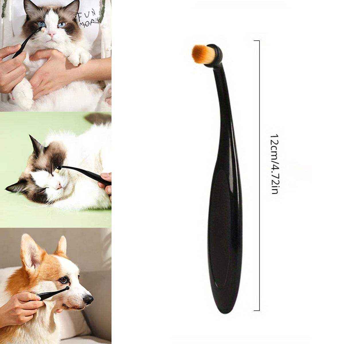 Pet Tear Stain Remover Brush Face Massager Acne Cleaning Tool for Cats and Dogs - Image 13