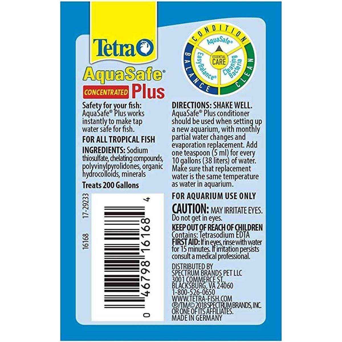 Tetra AquaSafe Water Plus 100ML/500ML - Image 2