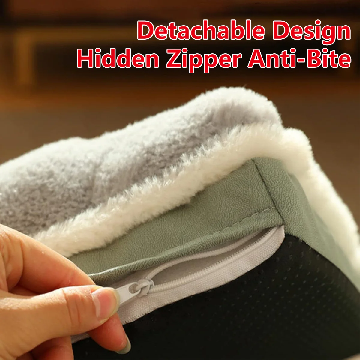 Thick Pet Sleeping Mat With Removable Cover - Image 5