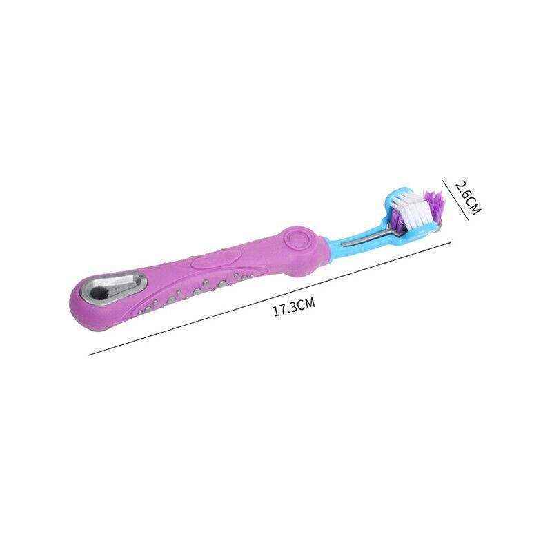 Three-Head Cleaning Tool for Pets with Soft Dog Toothbrush Design - Image 5
