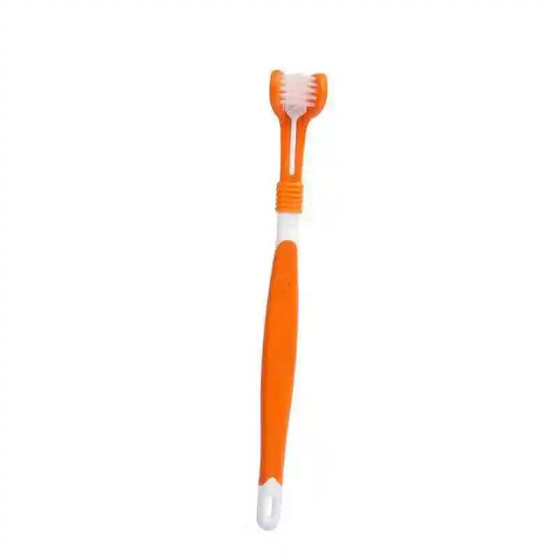 Easy-Clean Three-Sided Dog Toothbrush for Dental Care - Image 14