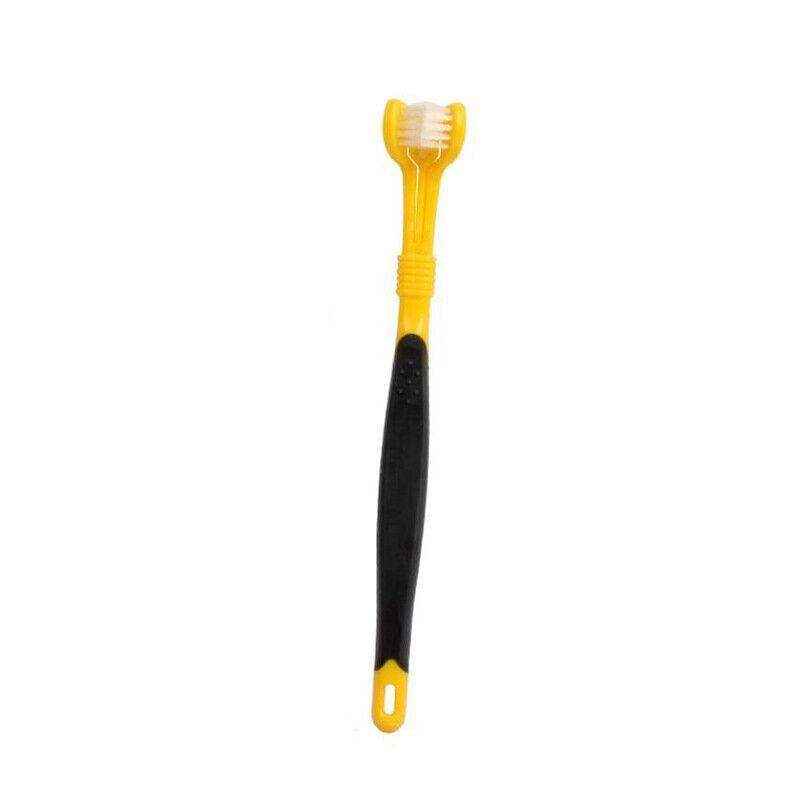 Easy-Clean Three-Sided Dog Toothbrush for Dental Care - Image 17