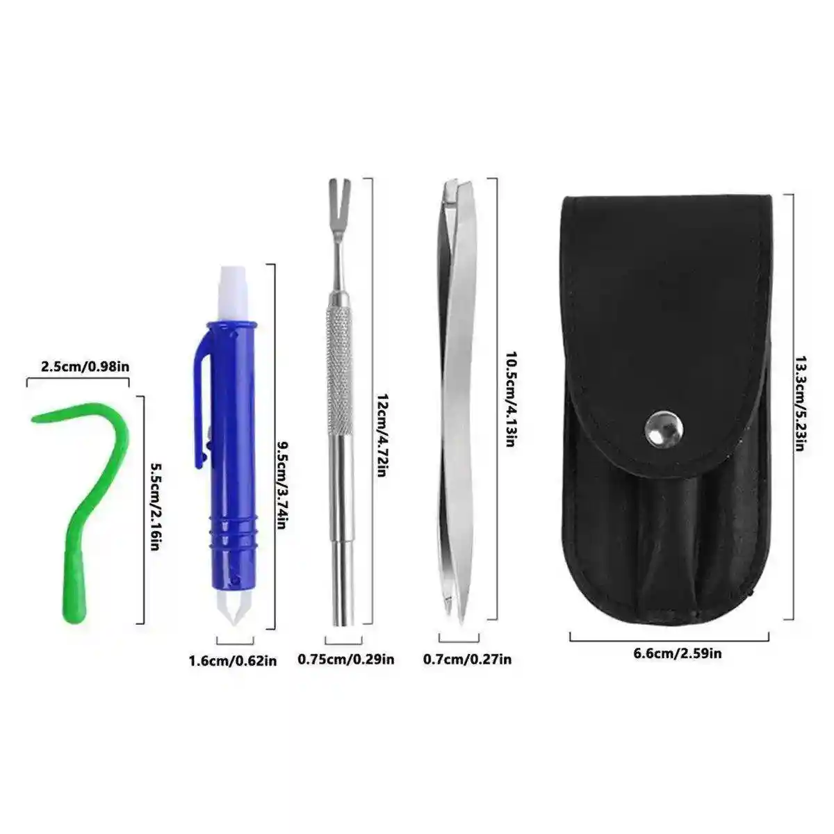 Tick Clip Pet Dog Lice Fork Flea Removal Tool Insect Catch Tweezers Tool Flea Hook - Image 11