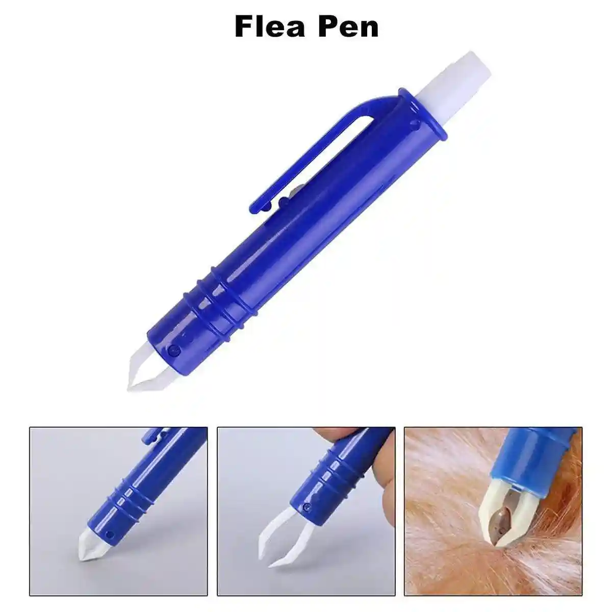 Tick Clip Pet Dog Lice Fork Flea Removal Tool Insect Catch Tweezers Tool Flea Hook - Image 7