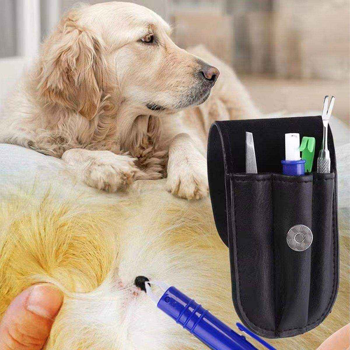 Tick Clip Pet Dog Lice Fork Flea Removal Tool Insect Catch Tweezers Tool Flea Hook - Image 9