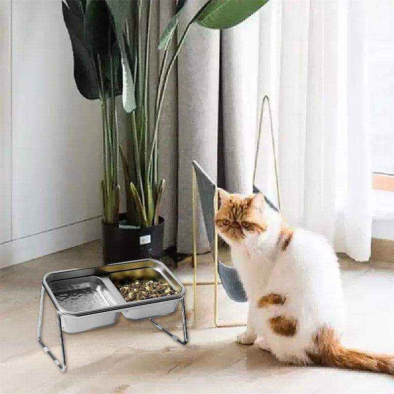 Elevate Mealtime with This Ergonomic Stainless Steel Cat Bowl Set - Image 12