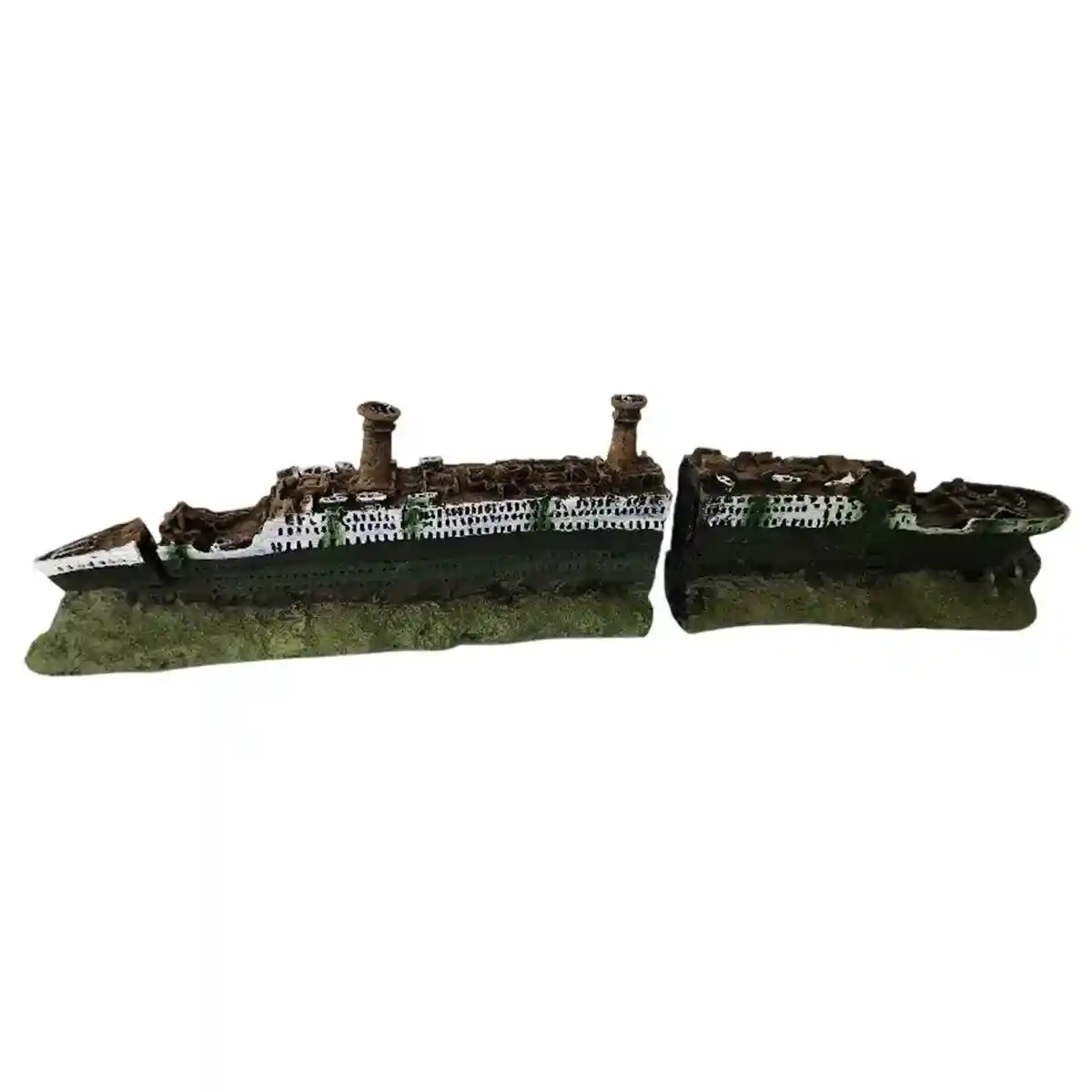 Titanic Shipwreck Aquarium Decoration Realistic Resin Design for Fish Tanks - Image 3