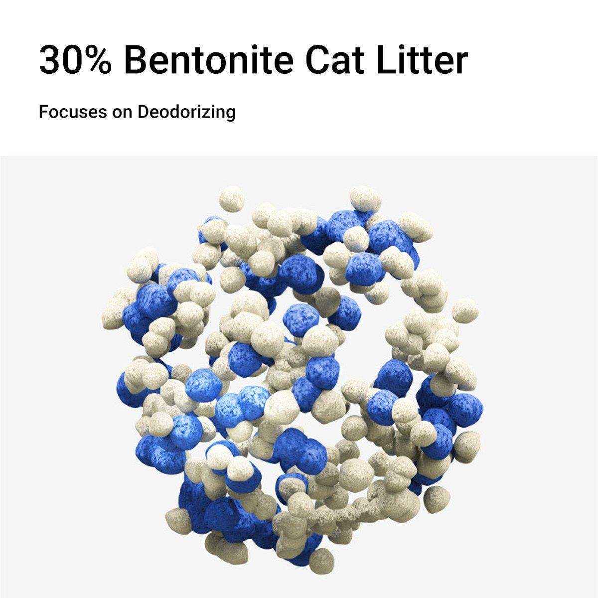Pidan Cat Litter 2.4kg Mixed Bentonite & Tofu Cat Litter - Image 4