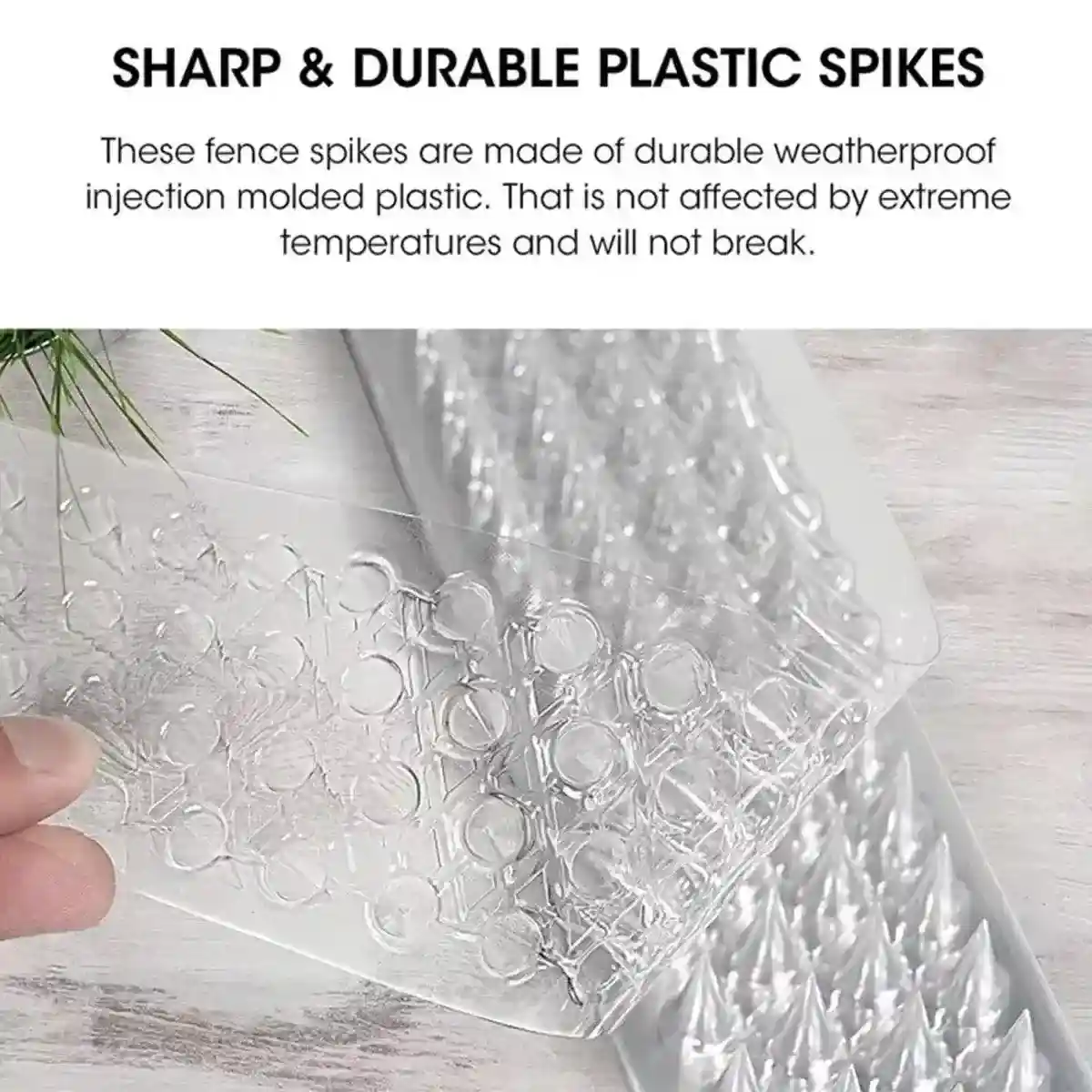Transparent Bird Spikes Durable & Weatherproof Pest Deterrent for Outdoor Use - Image 8