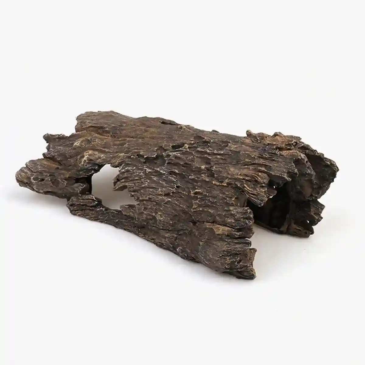 Tree Log Hide Ornament Trunk Tunnel Fish Reptile Tank Resin Aquarium Decoration - Image 4