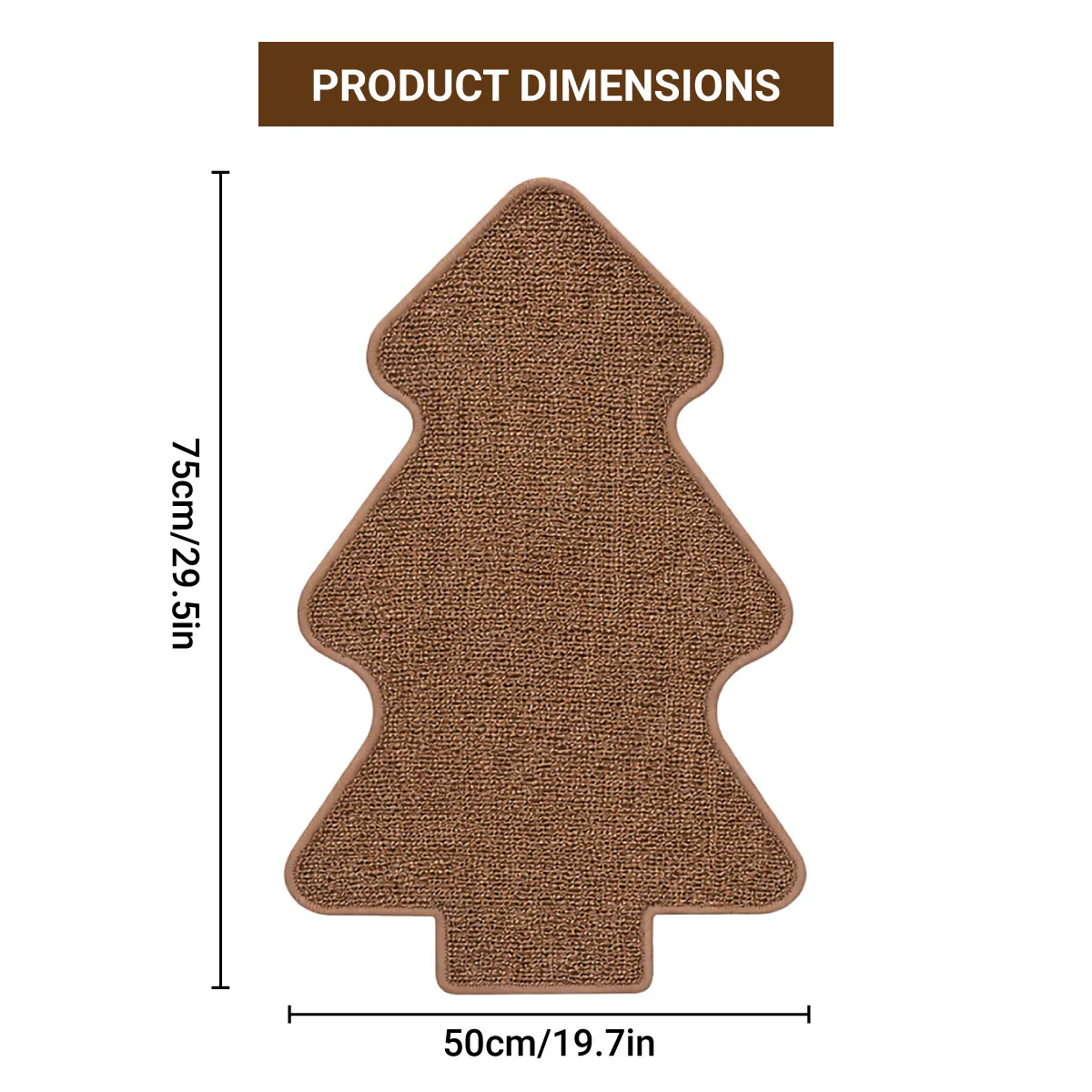 Tree Shaped Cat Scratcher – Sisal Wall Mat - Image 3