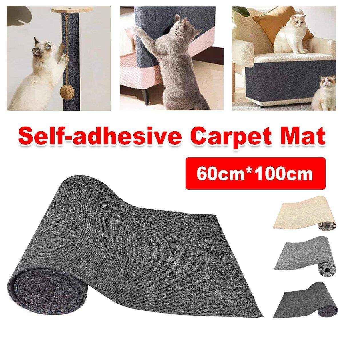 Trimmable Self Adhesive Carpet Pad for Cat Tree Stands Scratching Post Furniture - Image 2