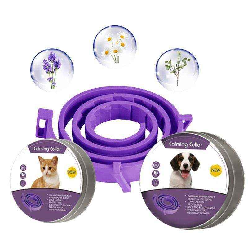 3/6PCS Pet Calming Collar Adjustable Anti-anxiety for Cats Dogs Stress Reduction - Image 10