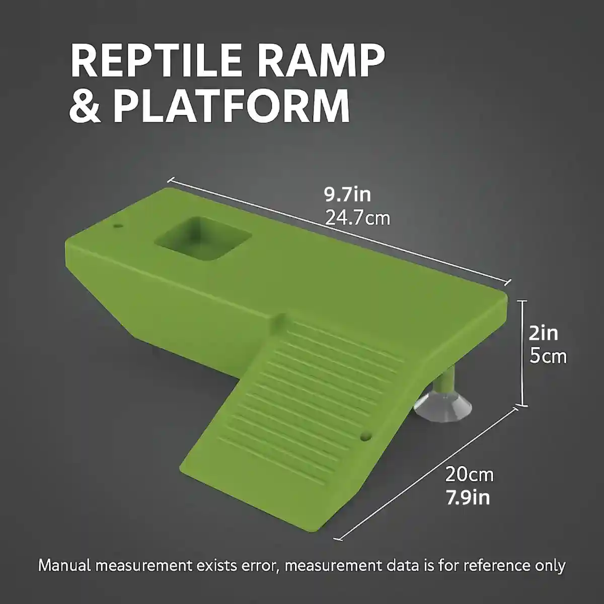 Turtle Basking Platform with Ramp and Suction Cups - Image 4