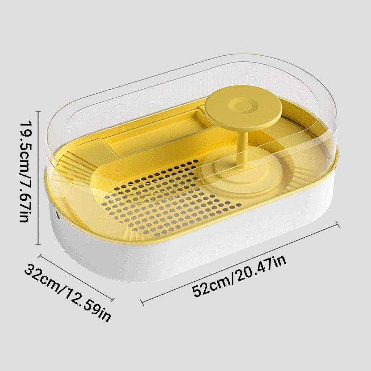 Turtle Special Feeding Tank Sunset Small Ecological Tank Feeding Box Landscape Filter - Image 9