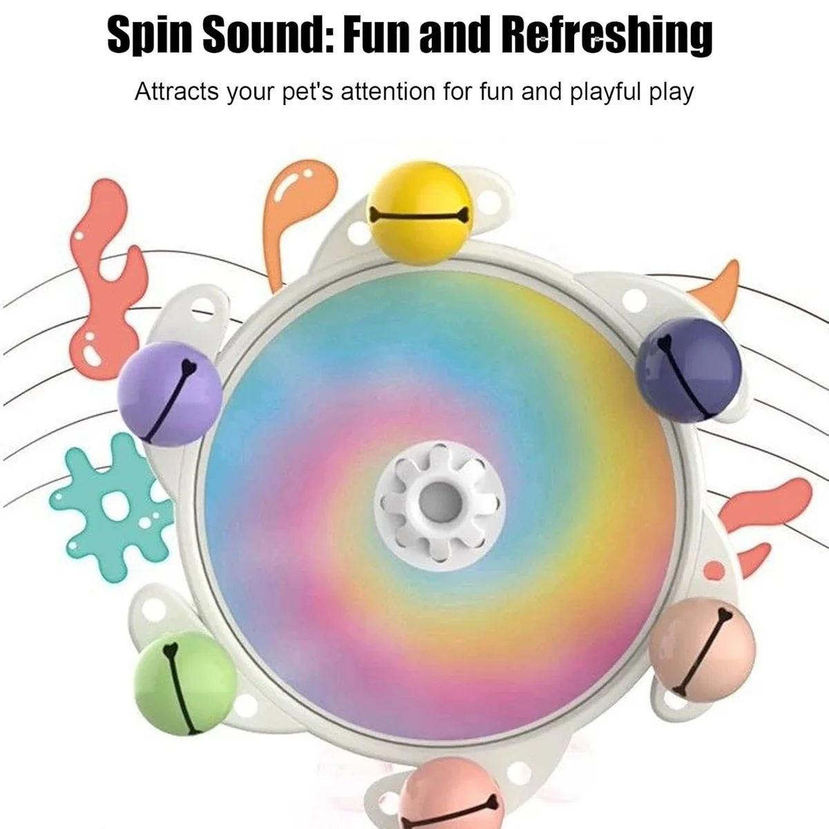 UFO Bird Cage Spinner Wheel Toy Interactive Bird Cage Accessory - Image 5