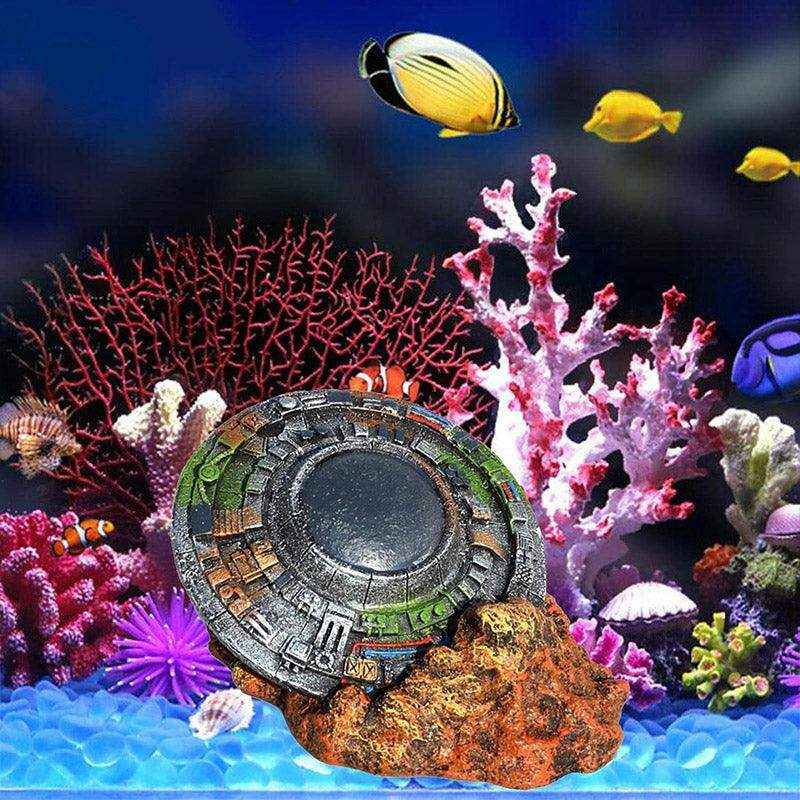 UFO Wreck Aquarium Decoration for Sci-Fi Inspired Fish Tanks - Image 11