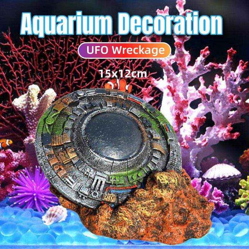 UFO Wreck Aquarium Decoration for Sci-Fi Inspired Fish Tanks - Image 13