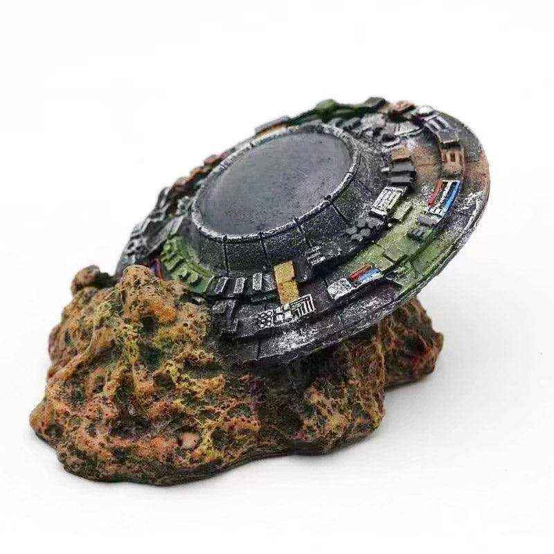 UFO Wreck Aquarium Decoration for Sci-Fi Inspired Fish Tanks - Image 5