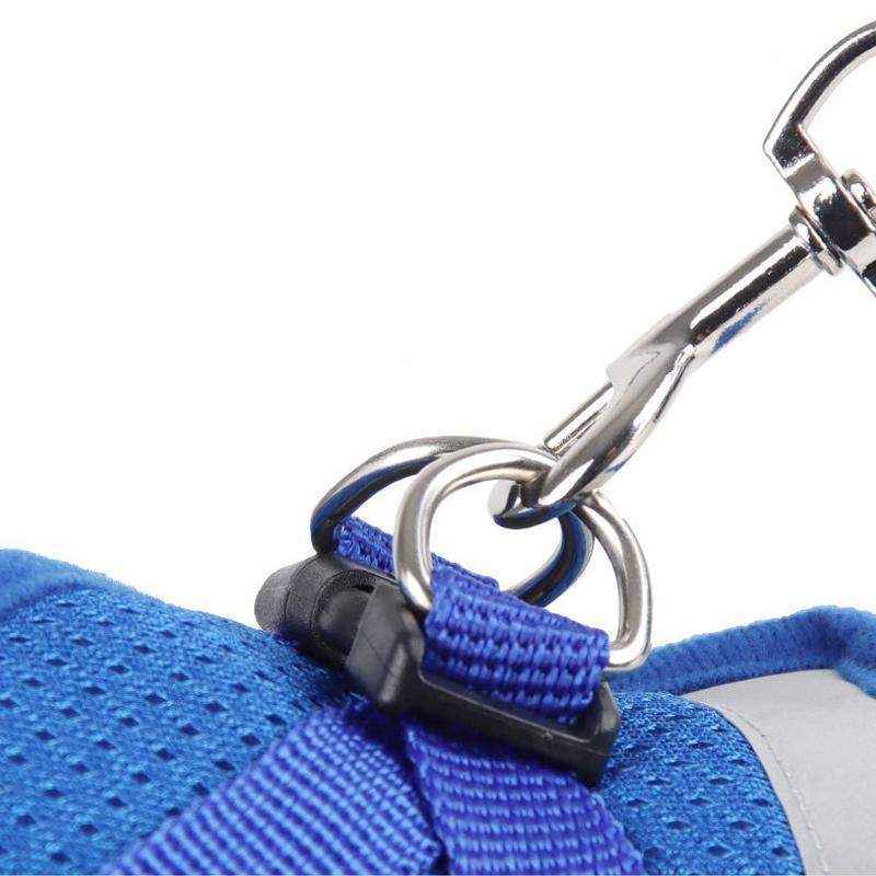 Reflective Dog Cat Pet Harness Leash Puppy Soft Adjustable  Vest Mesh Clothes - Image 11
