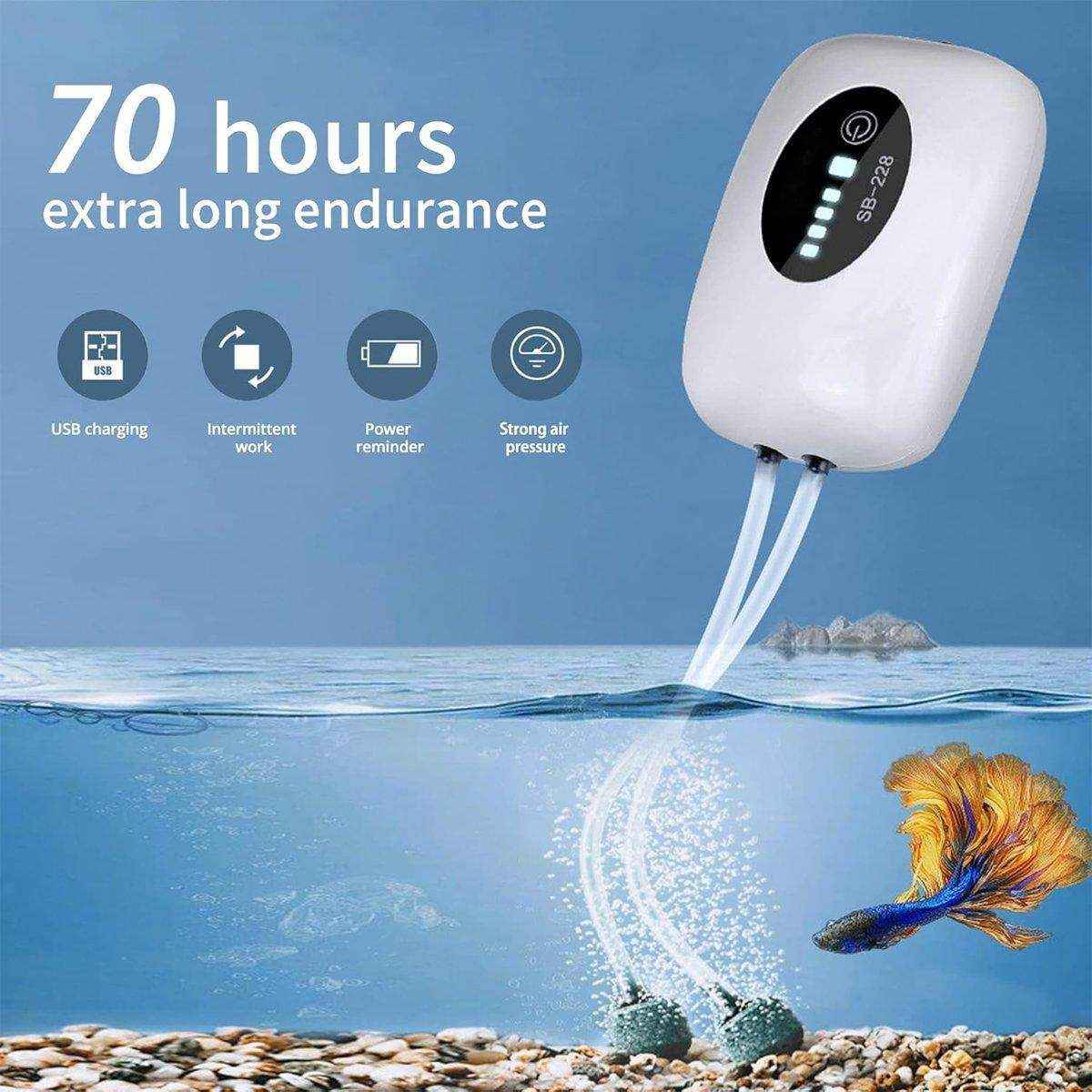 USB Portable Air Pump Long-Endurance Aquarium Air Pump - Image 5