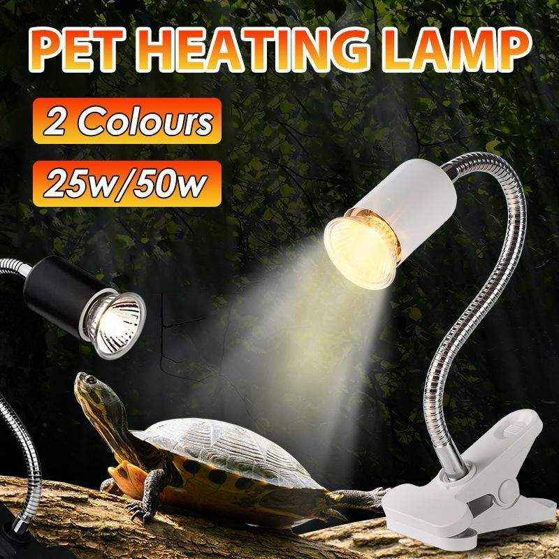E27 Reptile Heating Light Turtle Lizard UVB + UVA Pet Heat Lamp Clip Holder - Image 12