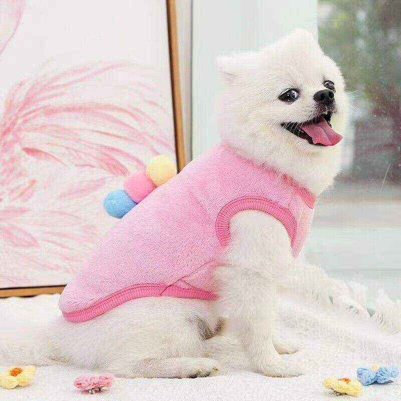 Velvet Dog Jumper Vest Soft Winter Outfit for Stylish Pets - Image 6