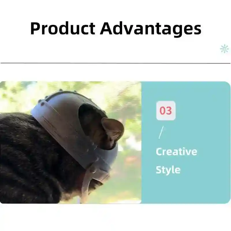 Viking Cat Helmet 3D Printed Pet Armor for Cosplay & Photos - Image 10