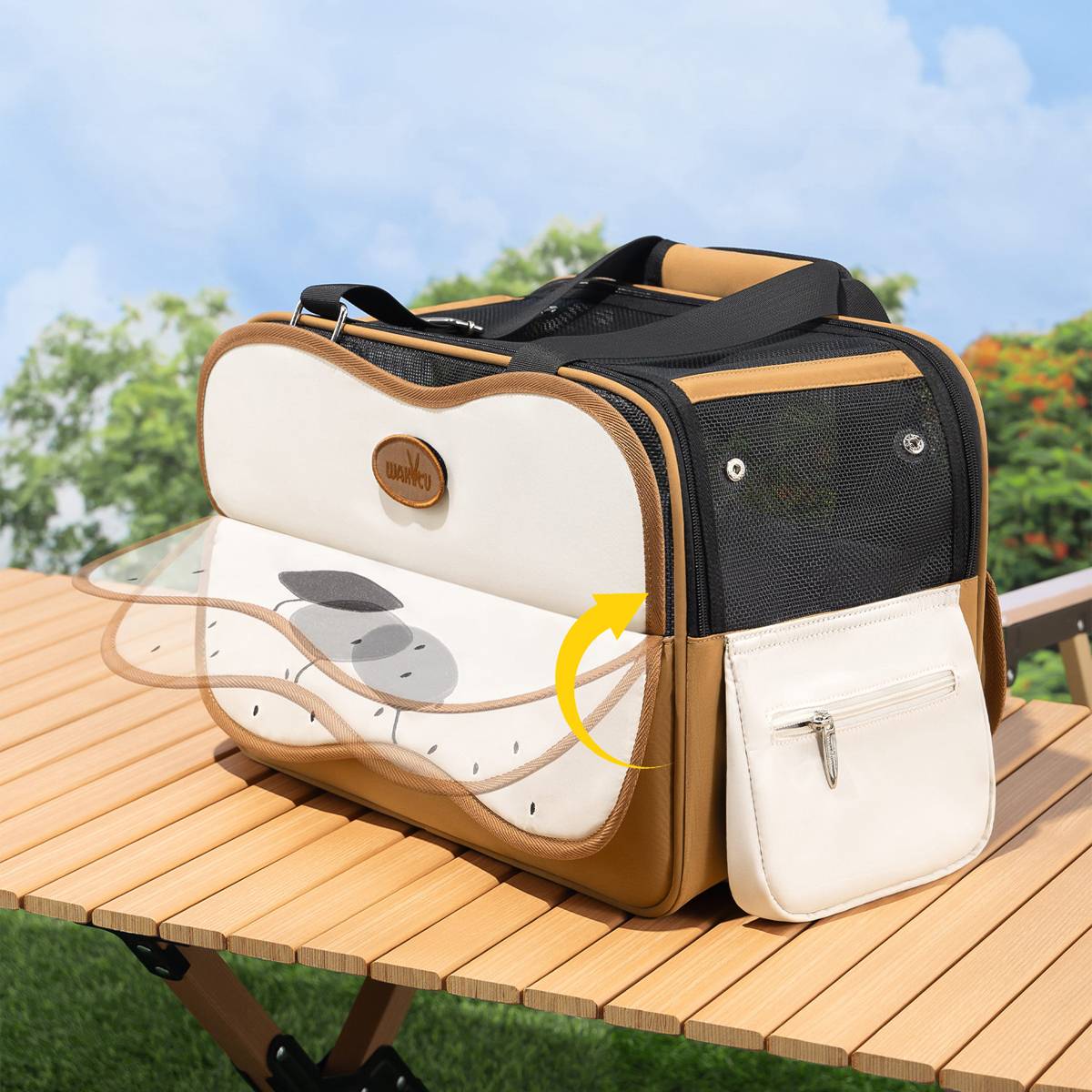 Wakytu Portable Tote Pet Carrier - Image 12