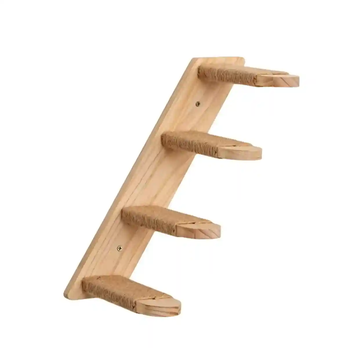 Wall-Mounted Cat Stairs Wooden Climbing Steps with Sisal for Cats - Image 8