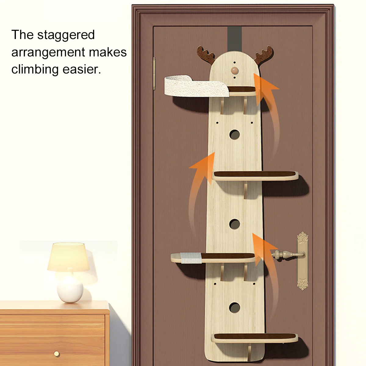Wall Mounted Cat Tree for Door Installation - Image 9