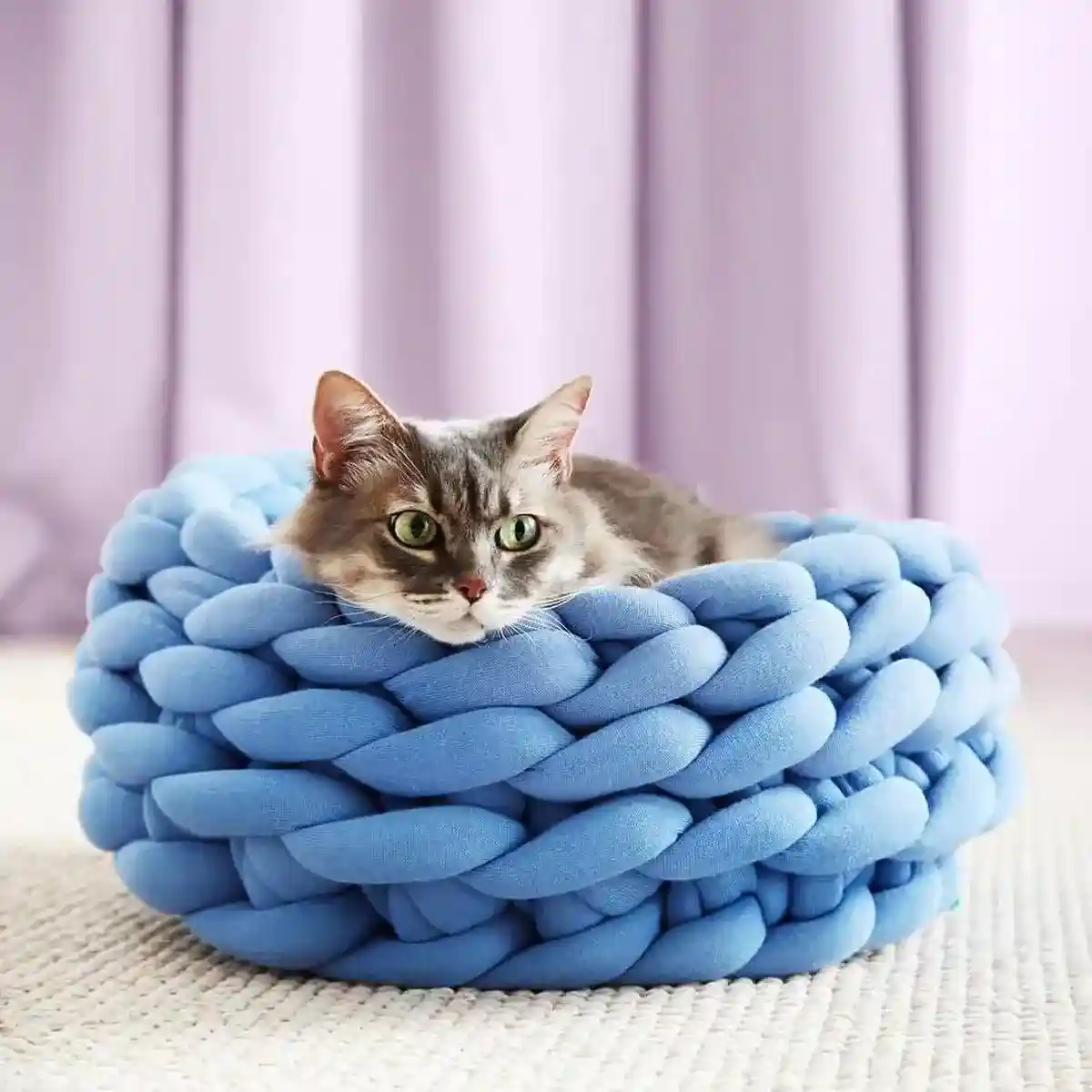 Washable Pet Litter Coarse Wool Dog Cat Litter Soft Comfortable Easy to Clean - Image 3