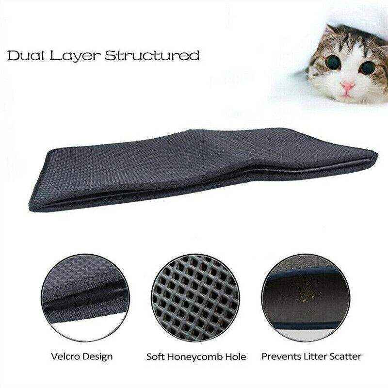 Foldable Double-Layer Cat Litter Mat 3 Sizes - Image 6