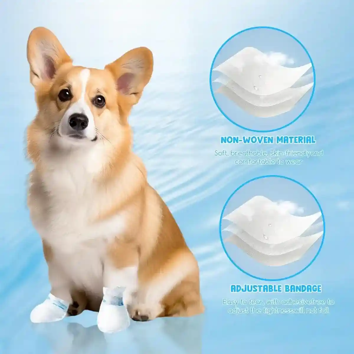 Waterproof Disposable Dog Shoe Covers - Image 9