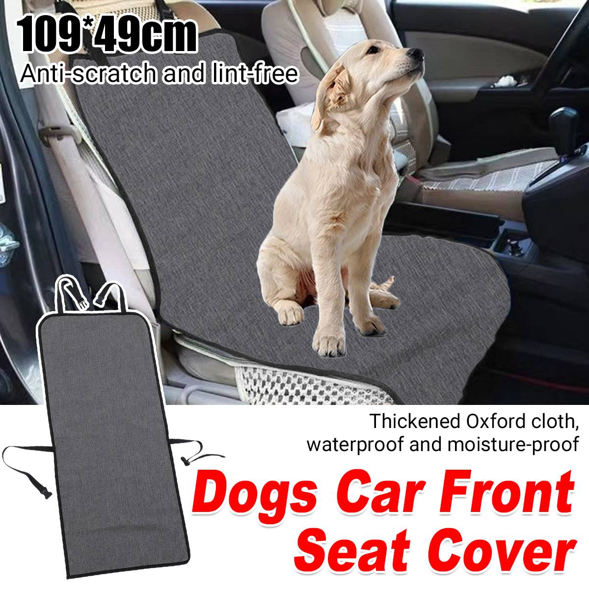 Waterproof Dog Car Seat Cover Front Seat